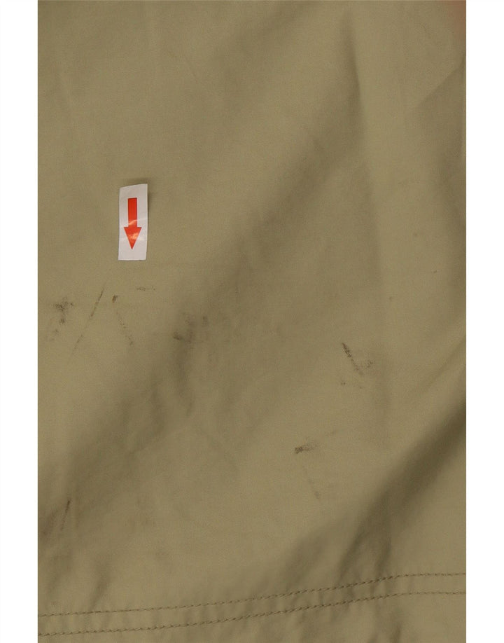 Męska kurtka Anorak z kapturem CAT UK 40, duża, bawełniana khaki