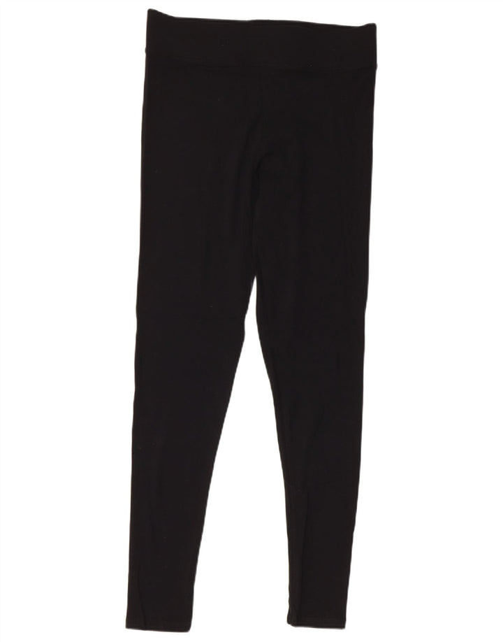 Legginsy damskie Marks & Spencer UK 12, średnie, czarne, bawełniane