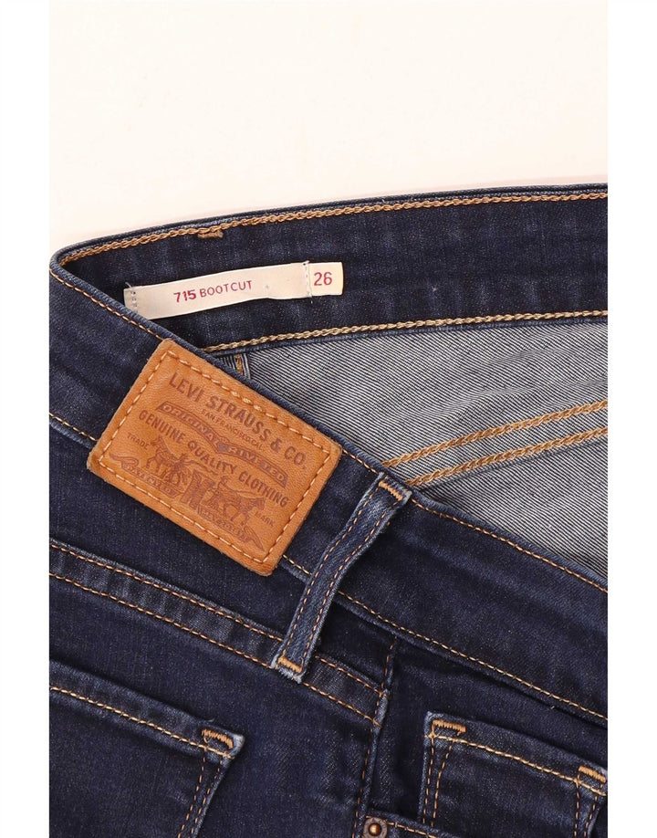 Damskie jeansy Levi's 715 Bootcut W26 L29 granatowe