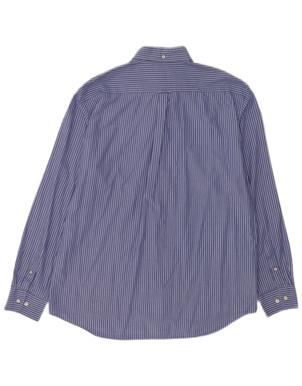 Koszula męska Gant o regularnym kroju, rozmiar 43/44 17 1/2 XL, niebieska bawełniana w prążki