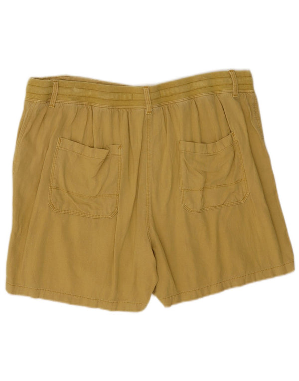 Szorty damskie Marks & Spencer UK 16 Large W34, lniane khaki