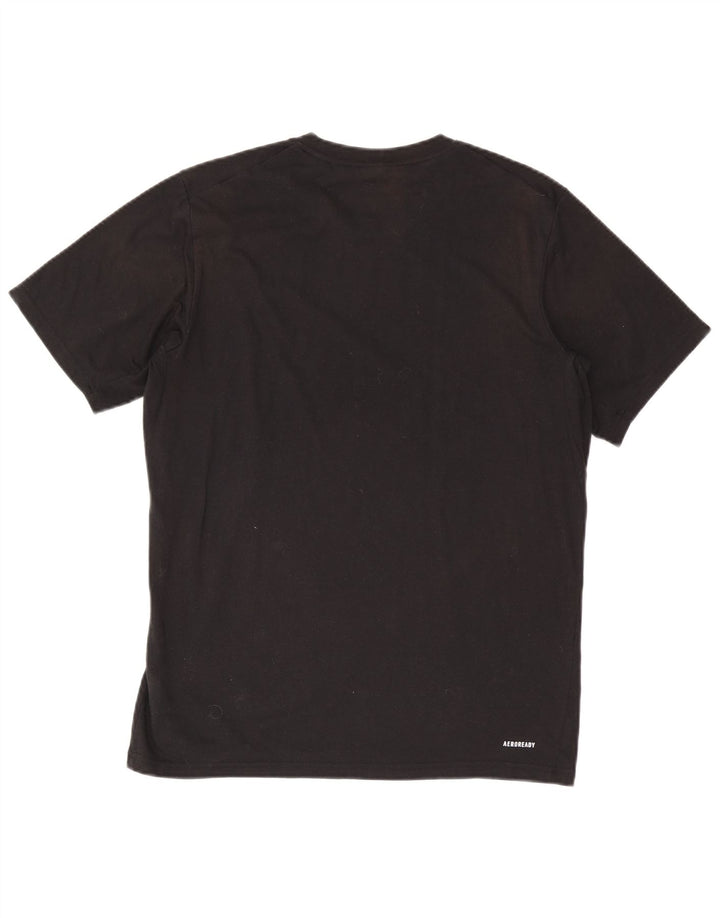 Męska koszulka Adidas Aeroready Top, duża, czarna, z poliestru