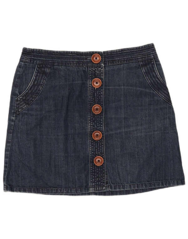 BODEN Damska Spódnica Dżinsowa UK 14 Duża W32 Granatowa Bawełna