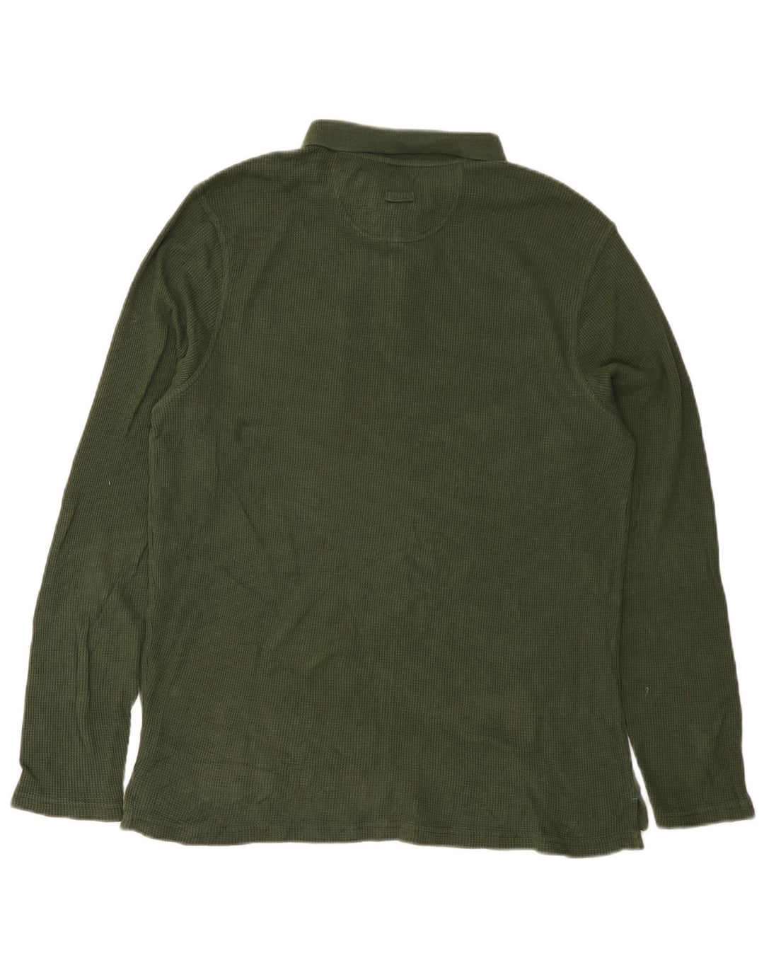 Męska koszulka polo z długim rękawem White Stuff, średnia bawełna khaki