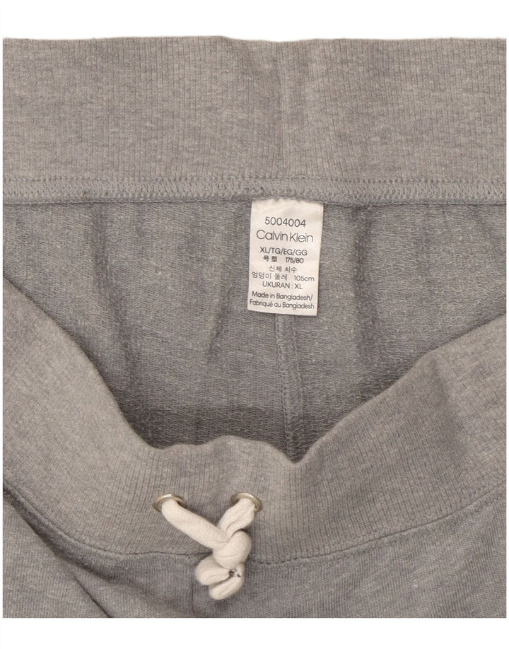 Damskie spodnie dresowe CALVIN KLEIN Joggers UK 18 XL Szare nakrapiane
