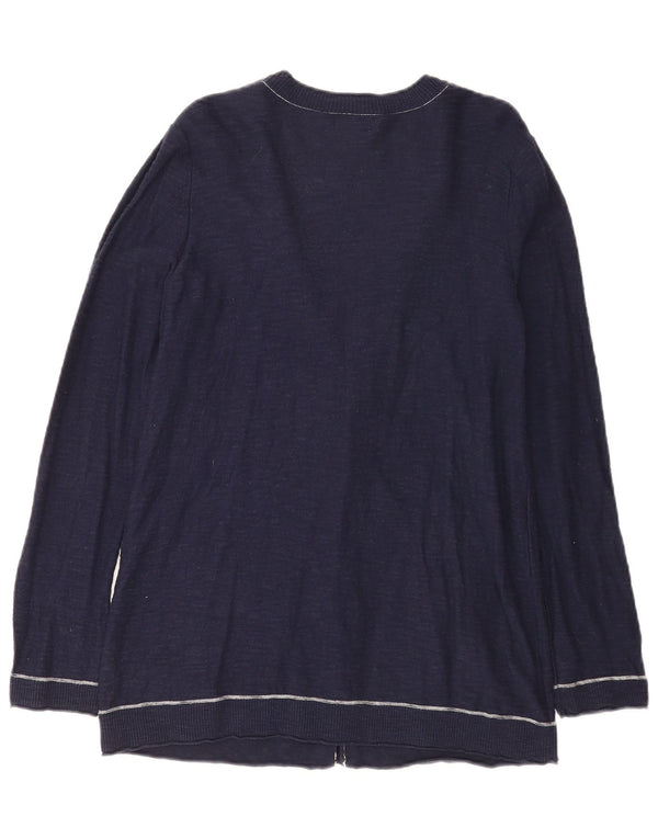 Sweter damski Eddie Bauer UK 14, duży, granatowy, bawełniany