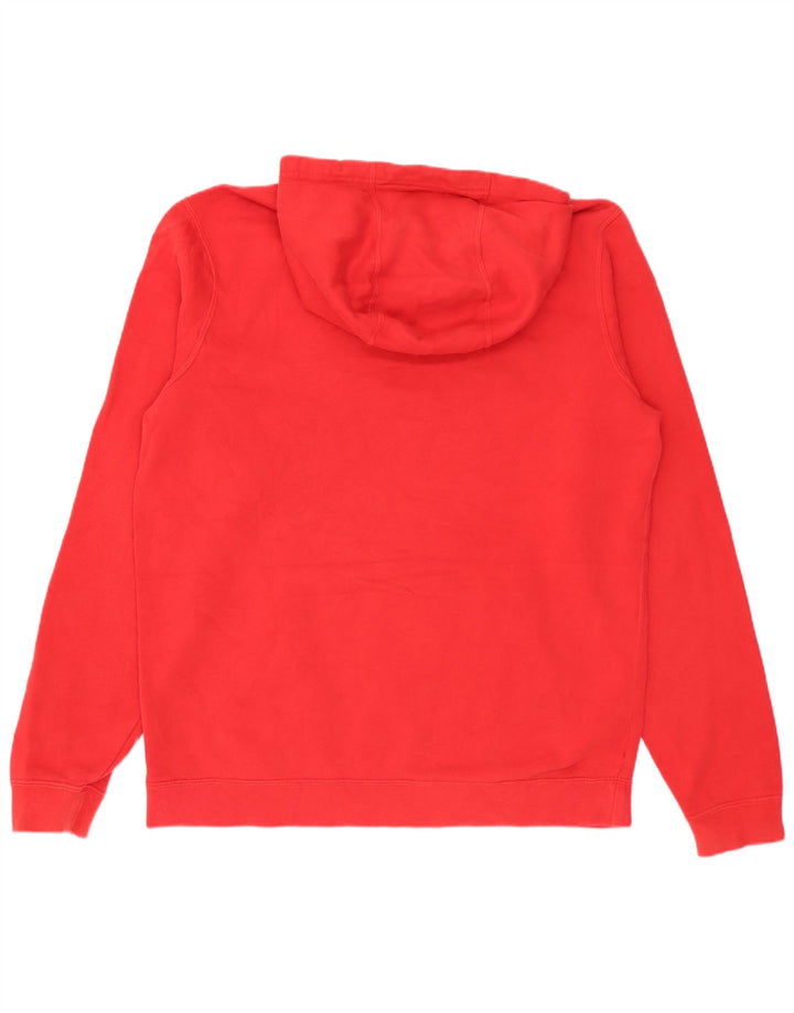 Męski sweter z kapturem Nike Graphic, średnio czerwony, bawełniany