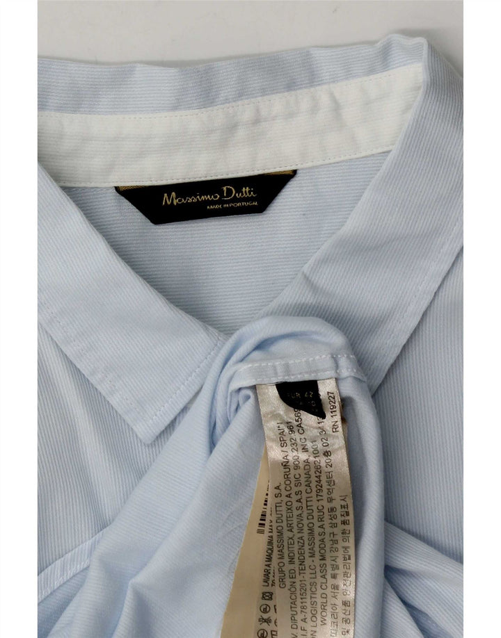 Koszula damska Massimo Dutti rozmiar 42, duża, niebieska, bawełniana w prążki