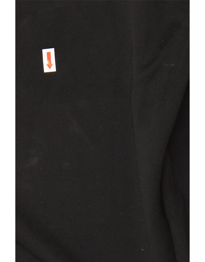 NIKE Boys Tracksuit Trousers Joggers 13-14 Years XL Black Polyester