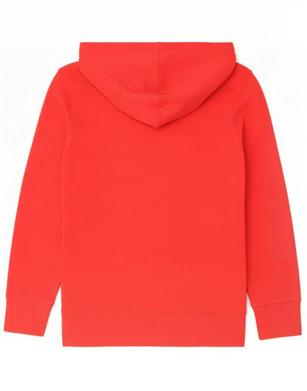 Tommy Hilfiger Dziewczęcy sweter z kapturem 12-13 lat, duży, czerwony, bawełniany