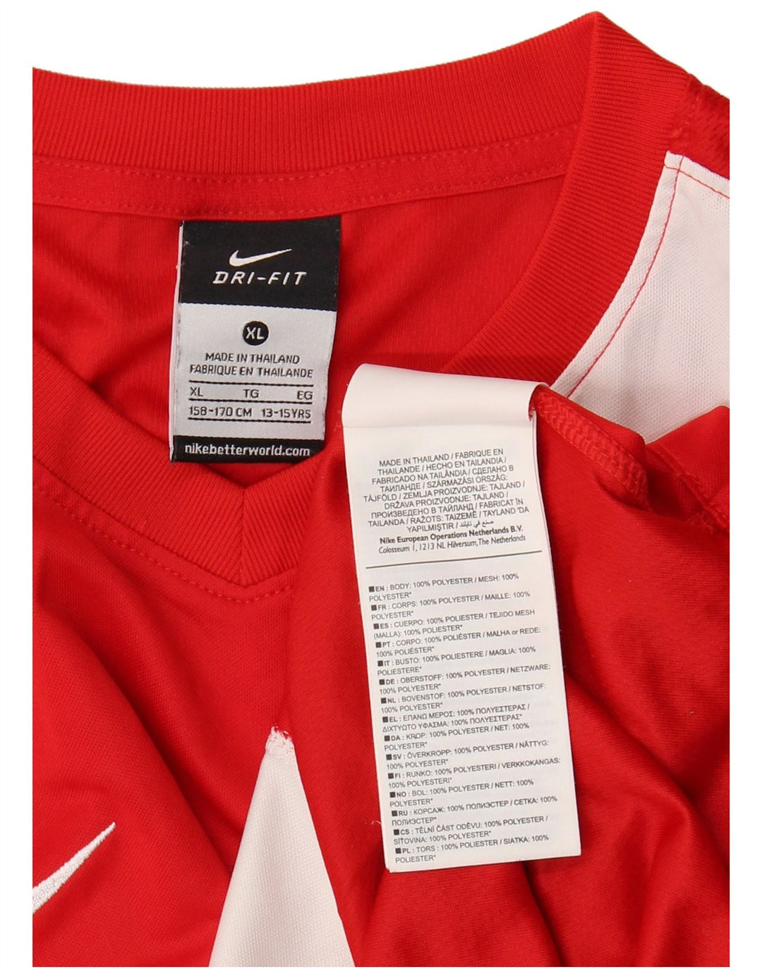 Chłopięcy T-shirt z grafiką Nike 13-14 lat XL, czerwony