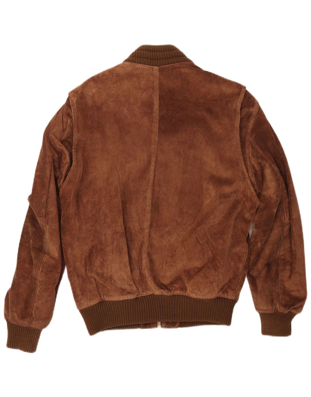 Męska zamszowa kurtka bomberka VINTAGE IT 52 XL brązowa