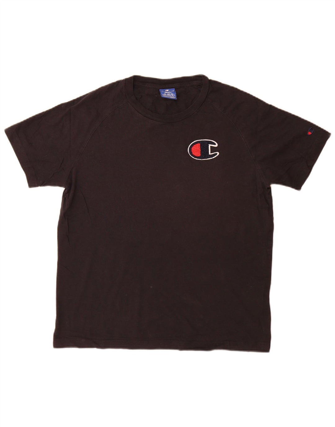 Męski T-shirt Champion z grafiką, mały, czarny, bawełniany