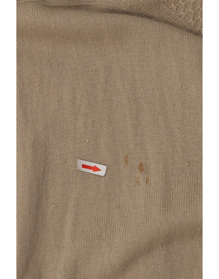 Crew Clothing Męski sweter zapinany na guziki XL Szary owcza wełna