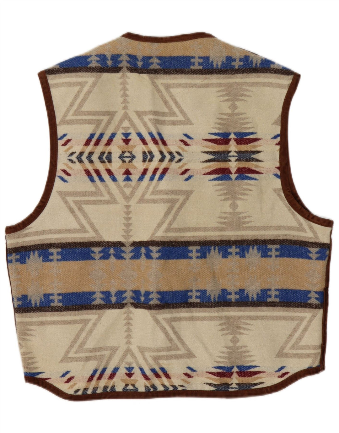 Kamizelka męska MULTIBLU UK 40 Large Beżowa Fair Isle