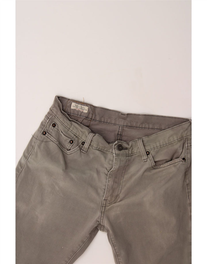 LEVI'S Mens Straight Casual Trousers W30 L30 Grey Cotton Vintage Levi's and Second-Hand Levi's from Messina Hembry 