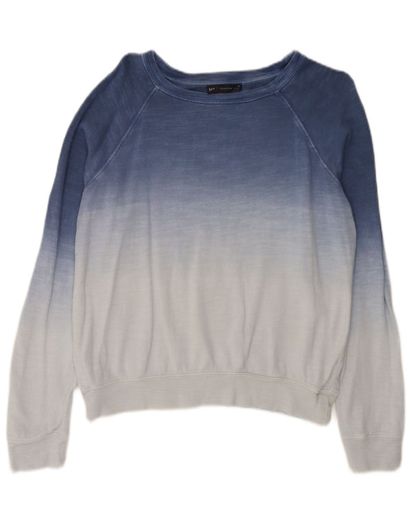 Damski sweter dresowy Marks & Spencer UK 10, mały, niebieski, z blokami kolorów