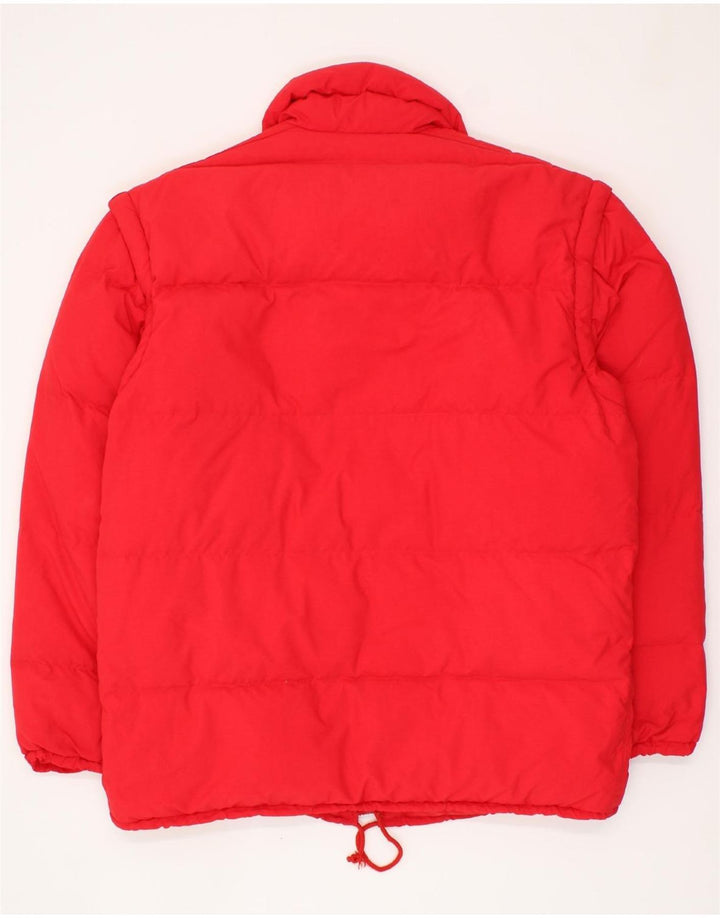 BELFE Mens Padded Jacket IT 50 Large Red Polyamide Vintage Belfe and Second-Hand Belfe from Messina Hembry 