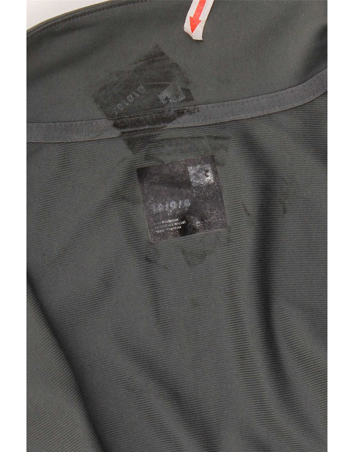 Męska kurtka dresowa Under Armour, duża, szara, poliestrowa z blokami kolorów