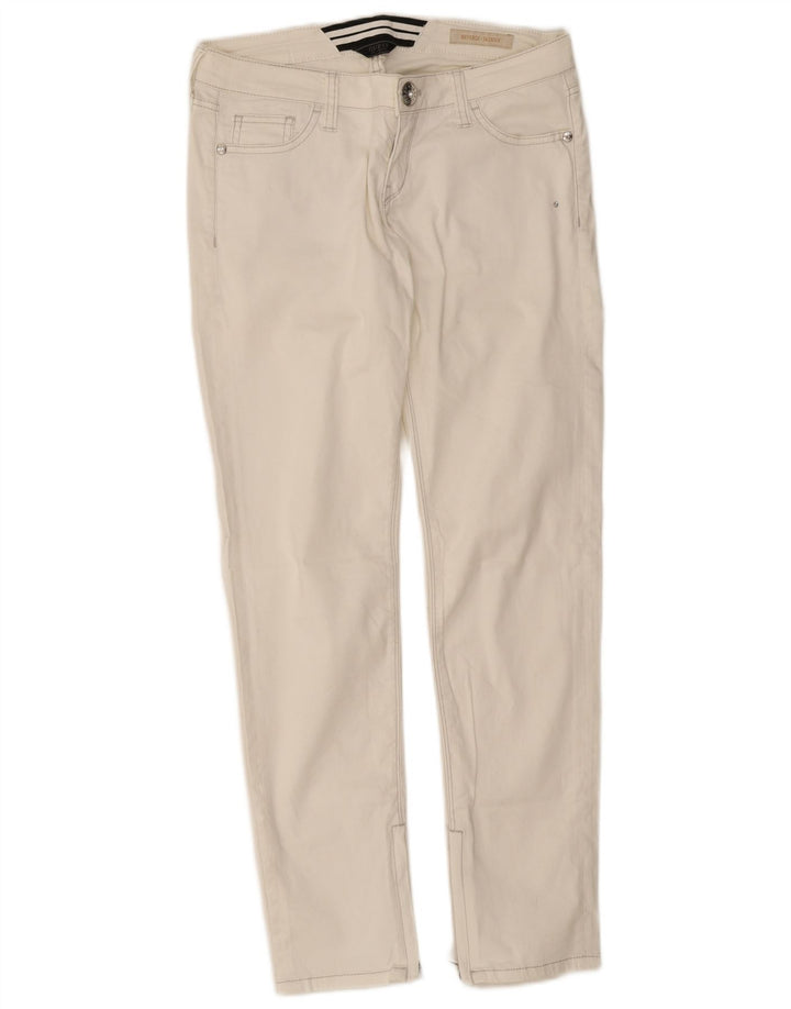 Guess Damskie Beverly Skinny Jeans W28 L28 Białe