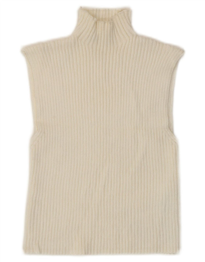 Damski podkoszulek Zara Crop Vest UK 8 Small White Viscose