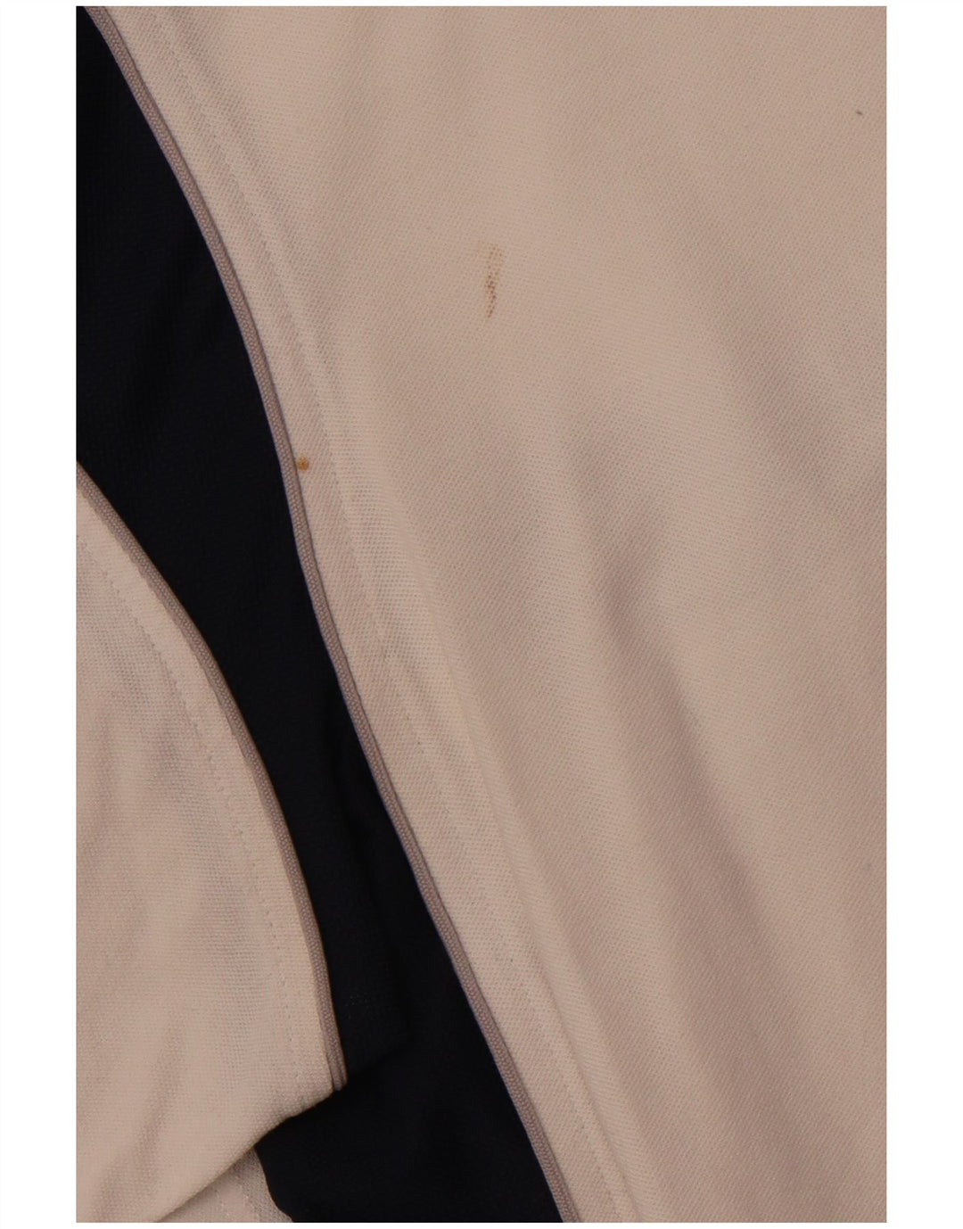 T-shirt męski KAPPA, mały, biały, bawełniany, z blokami kolorów, sportowy