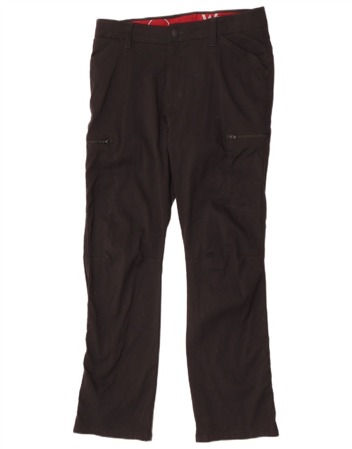 Męskie spodnie cargo Wrangler W32 L30 z czarnego nylonu