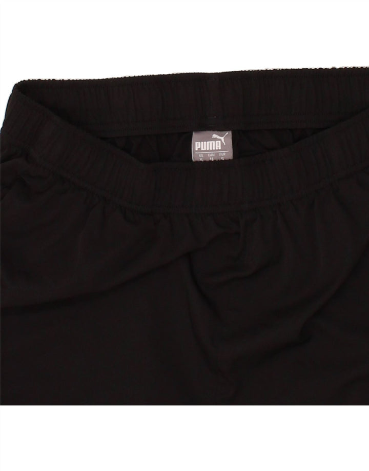 PUMA Womens Sport Shorts UK 18 XL Black Polyester Vintage Puma and Second-Hand Puma from Messina Hembry 