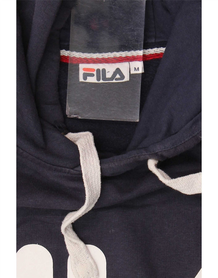 Męski sweter z kapturem Fila, średni granatowy