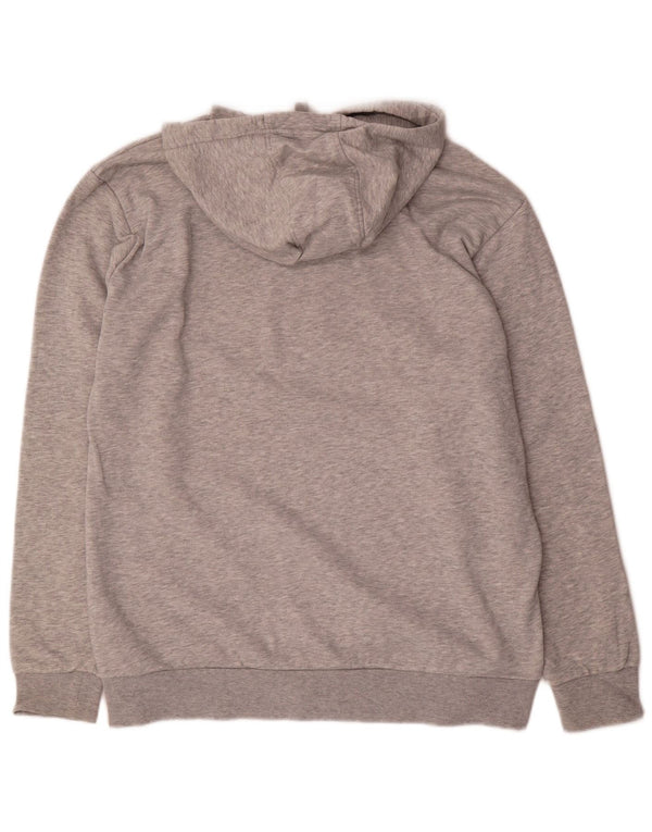 Męska bluza z kapturem Kappa XL, szara, nakrapiana bawełna
