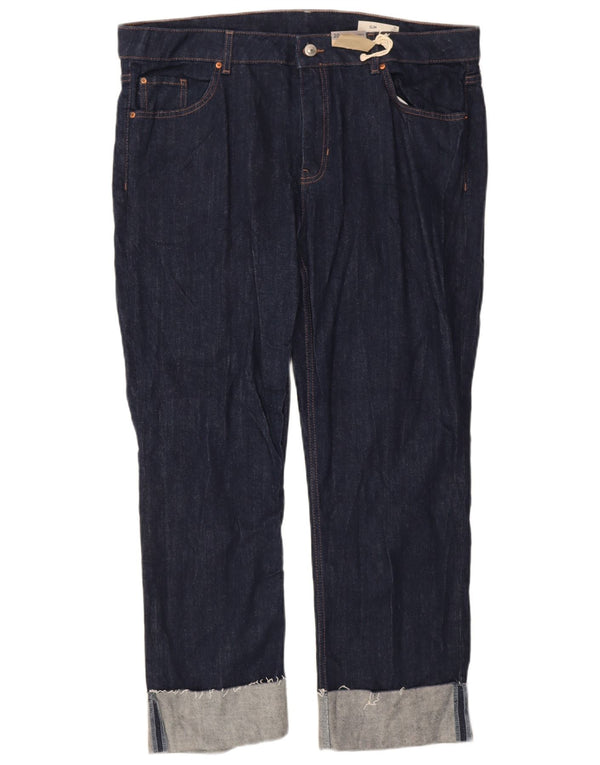 Marks & Spencer Damskie jeansy slim z wysokim stanem UK 20 2XL W40 L28 Granatowe