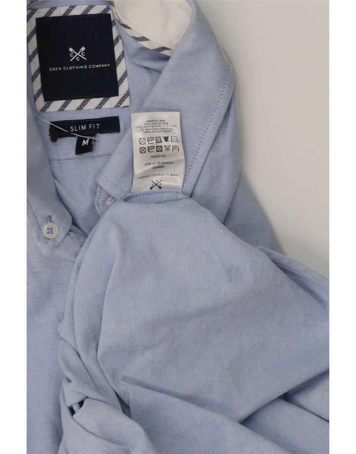 CREW CLOTHING Koszula męska slim fit, bawełniana, w kolorze średnioniebieskim