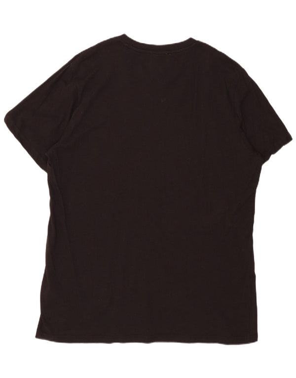 T-shirt męski Tommy Hilfiger Top XL, czarny, bawełniany