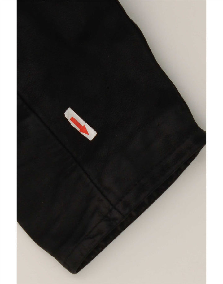 Vintage męska skórzana kurtka UK 42 XL czarna skóra
