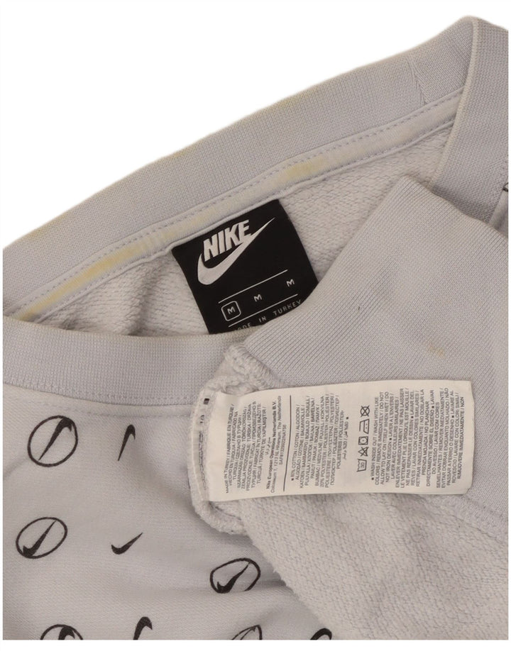 Damska bluza dresowa Nike Oversized Crop Graphic UK 14 Średni niebieski