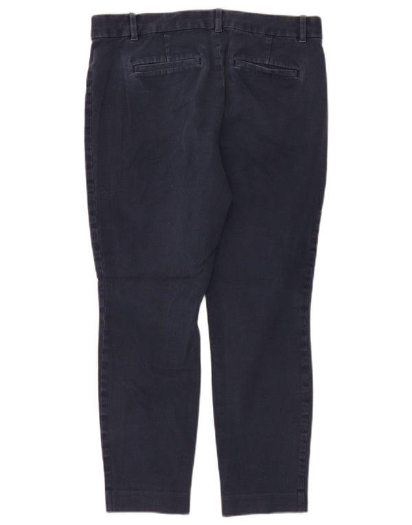 Spodnie damskie Gap Skinny, krótkie UK 10 Small W32 L25 Granatowa bawełna