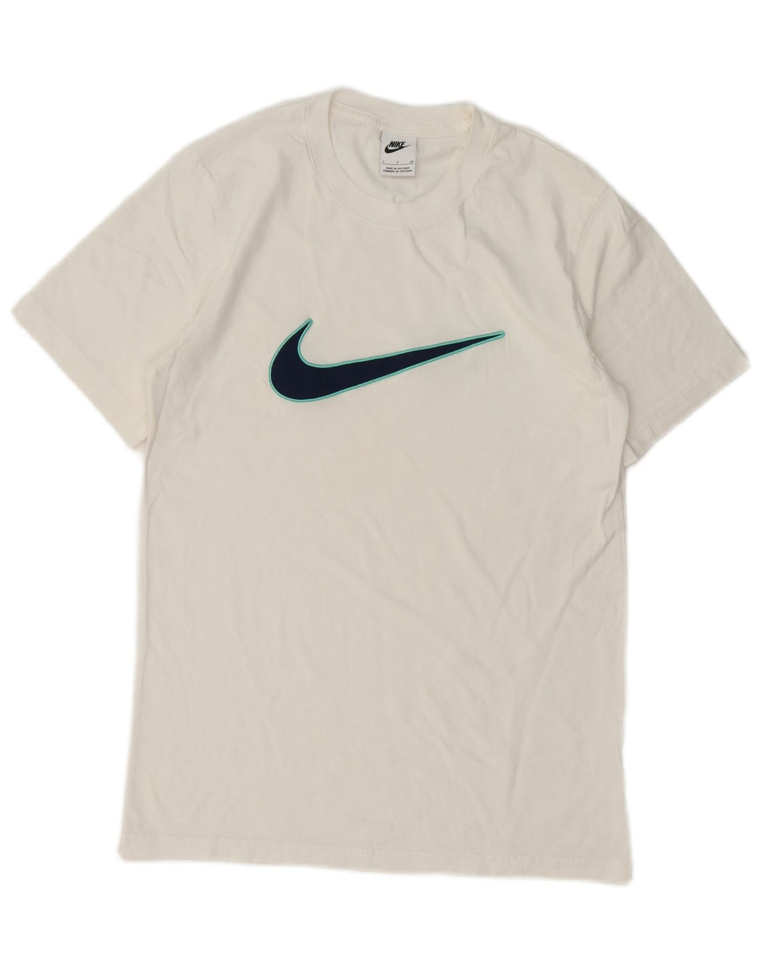Męski T-shirt Nike z grafiką, mały, biały