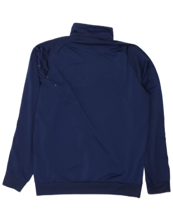 Adidas Męska bluza dresowa, duża granatowa, poliestrowa