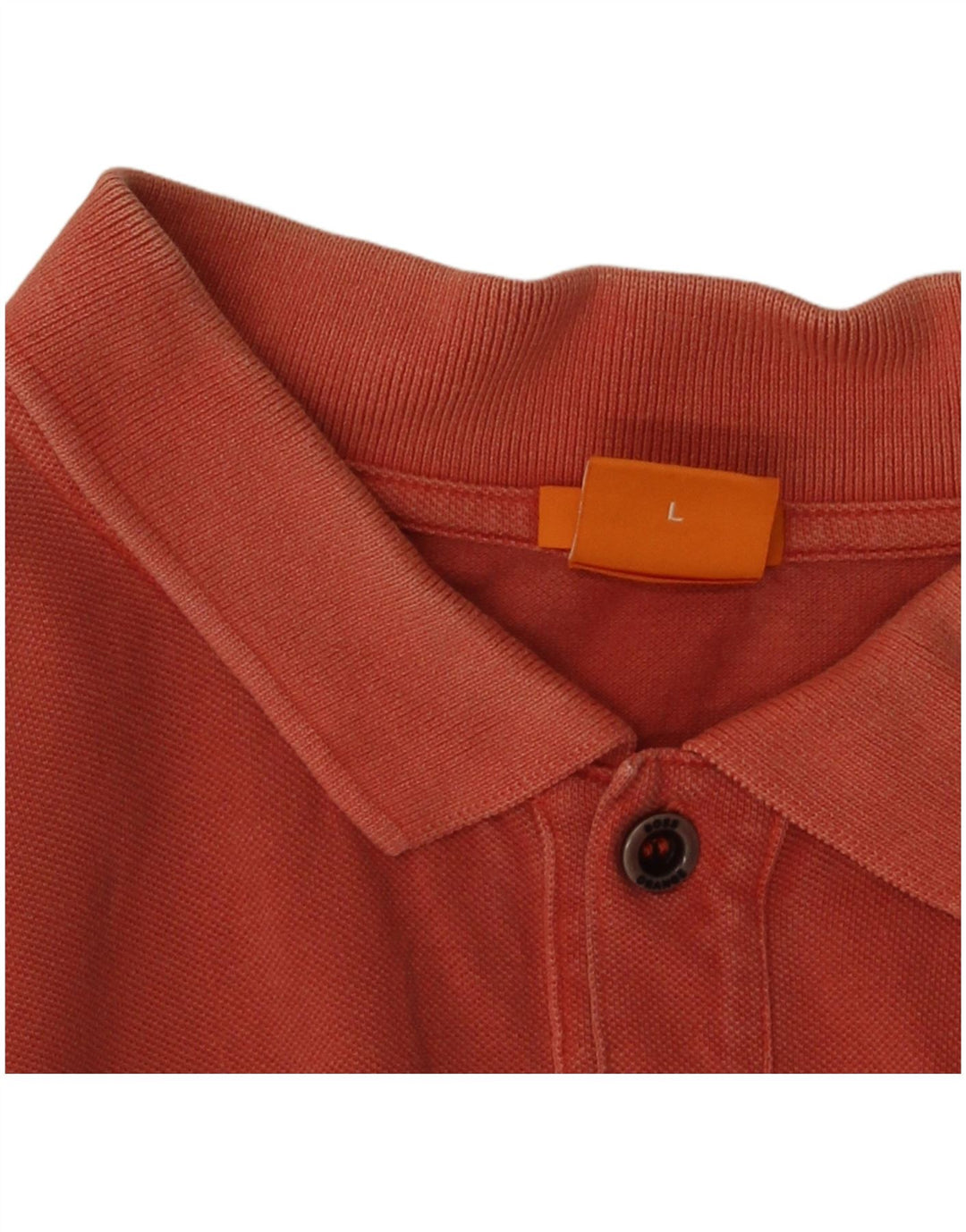 Męska koszulka polo Slim Fit Hugo Boss, duża, pomarańczowa