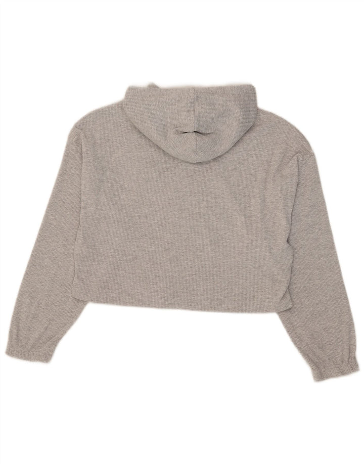 Damska bluza z kapturem Puma, oversize, UK 14, średnia szara bawełna