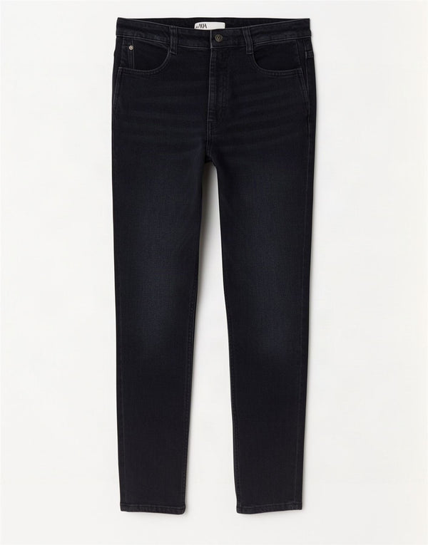 Jeansy damskie Zara Skinny EU 42 Large W32 L27 Granatowe