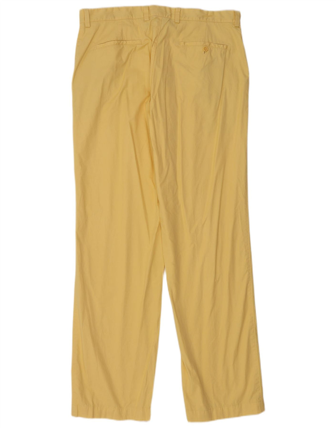 Męskie proste spodnie chino J. CREW W36 L34 Żółta bawełna