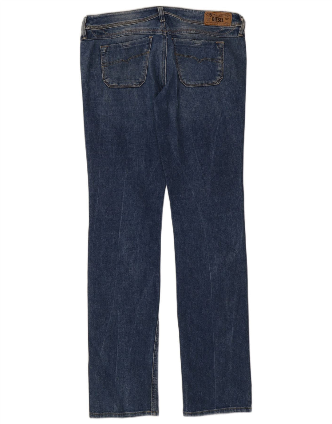 Damskie jeansy Diesel Lowky Regular Slim Straight W29 L34 Niebieskie bawełniane