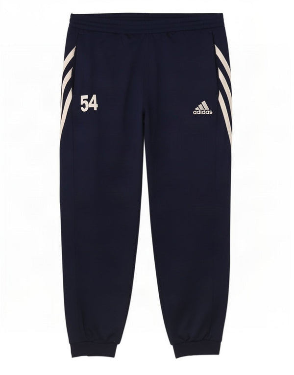 Adidas Męskie Spodnie Dresowe Joggery Duże Granatowe Poliester