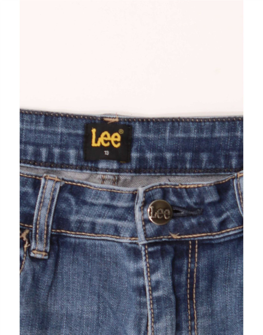Damskie jeansy Lee Bootcut US 13 Large W32 L33 Niebieskie bawełniane