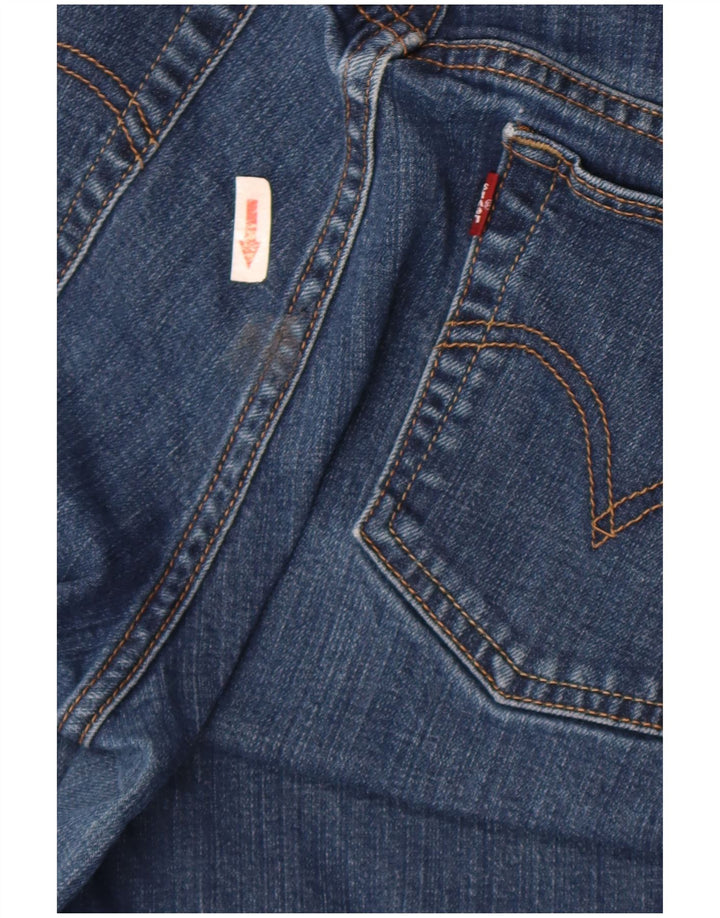 Damskie dżinsy Levi's 512 Bootcut US 12, duże, W32 L30, niebieska bawełna