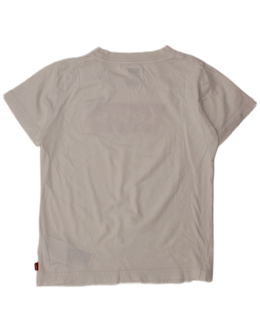 Chłopięcy T-shirt z grafiką LEVI'S, 7-8 lat, biała bawełna