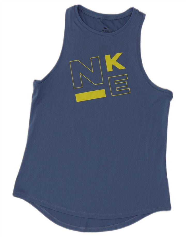 Męska kamizelka NIKE Dri Fit Graphic, mała, niebieska