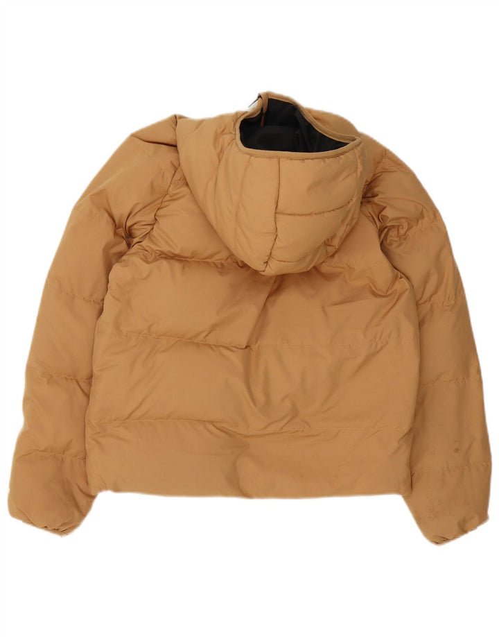 Dwustronna wyściełana kurtka chłopięca z kapturem The North Face 11-12 lat, duża, brązowa