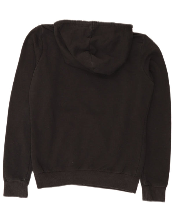Damski sweter z kapturem Puma z grafiką UK 10, mały, czarny, bawełniany